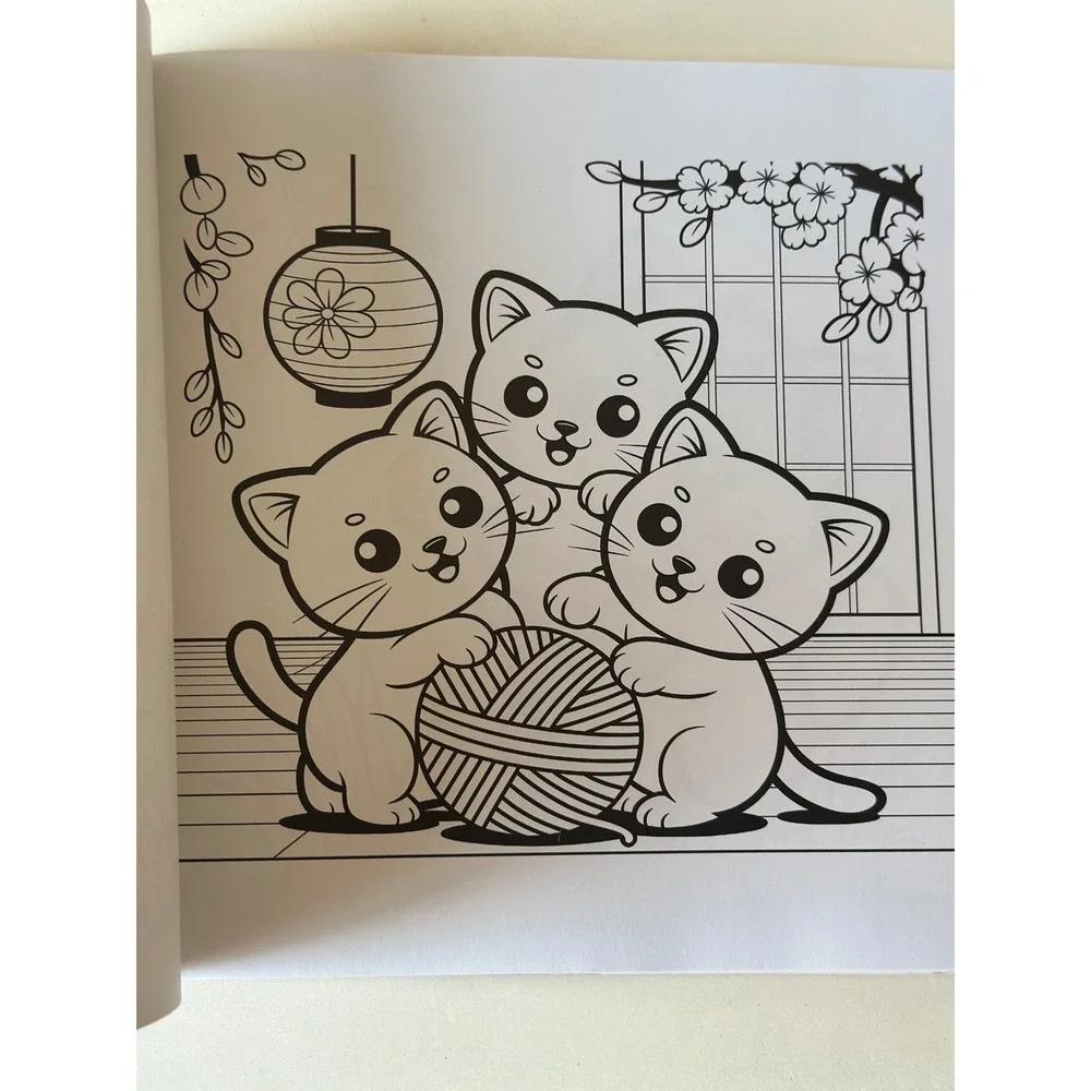 Creative Art Cute Cosy Colouring Kittens Coloring Book UK Edition